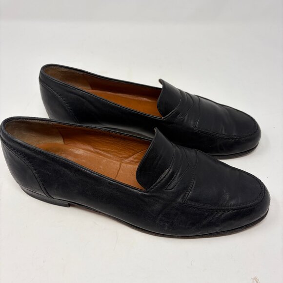 Salvatore Ferragamo Black Leather Loafers main image 10